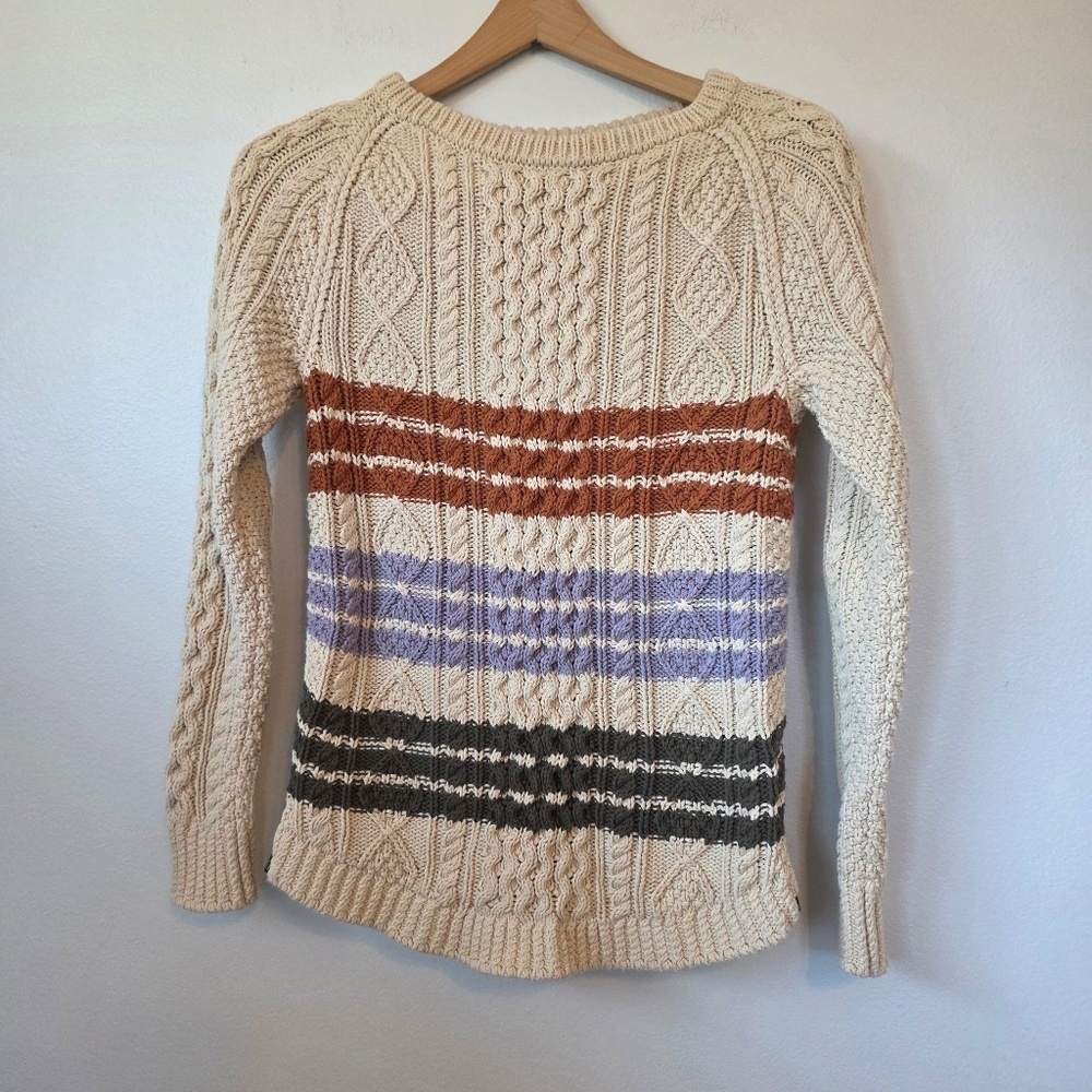 LL Bean Women's Signature Cotton Fisherman Tunic Sweater - XXS
